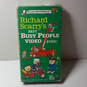 Richard Scarry's Best Busy People Video - VHS